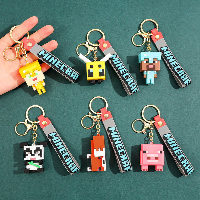 Wholesale Cartoon silicone keychain pendant
