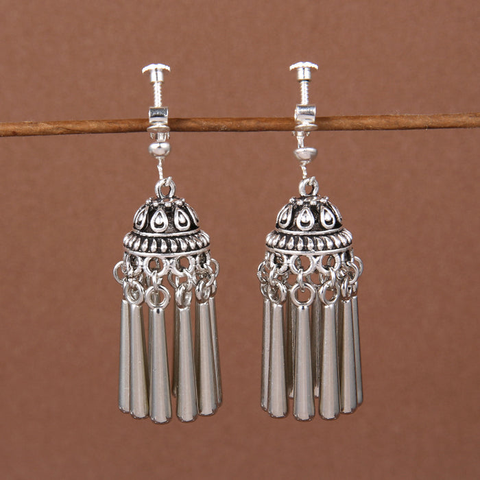 Wholesale Alloy Bohemian Retro Ethnic Style Su Long Earrings JDC-ES-Gumi003