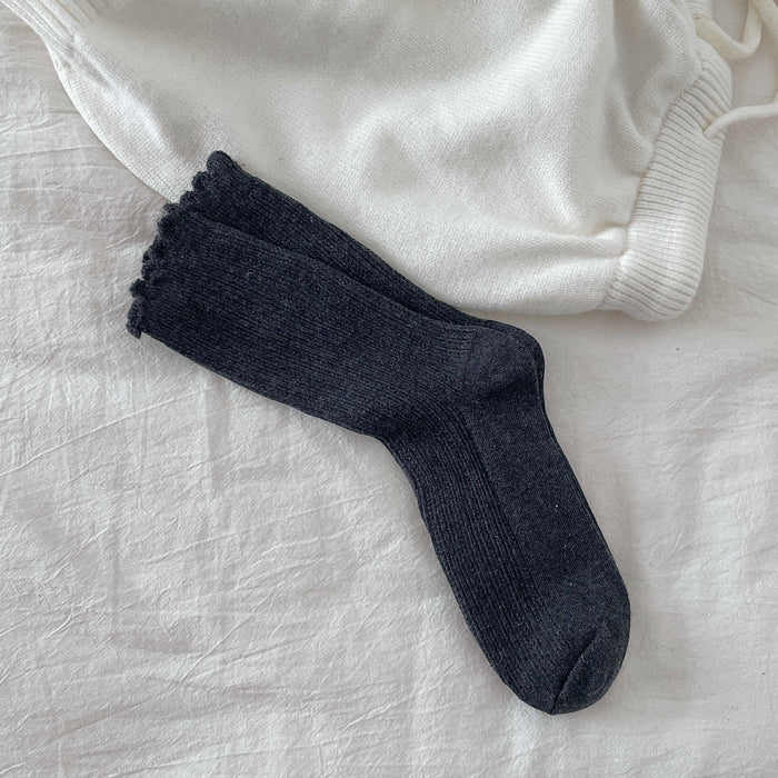 Wholesale Socks, Knitted Socks, Middle Socks, Cotton Stacked Socks