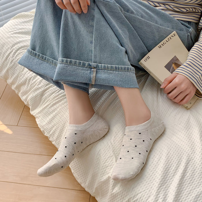 Wholesale Cotton sweat absorbing breathable socks, short socks, shallow mouth invisible socks