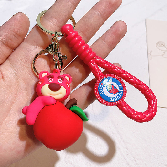 Wholesale Cartoon Silicone Doll Keychain JDC-KC-QiChao058