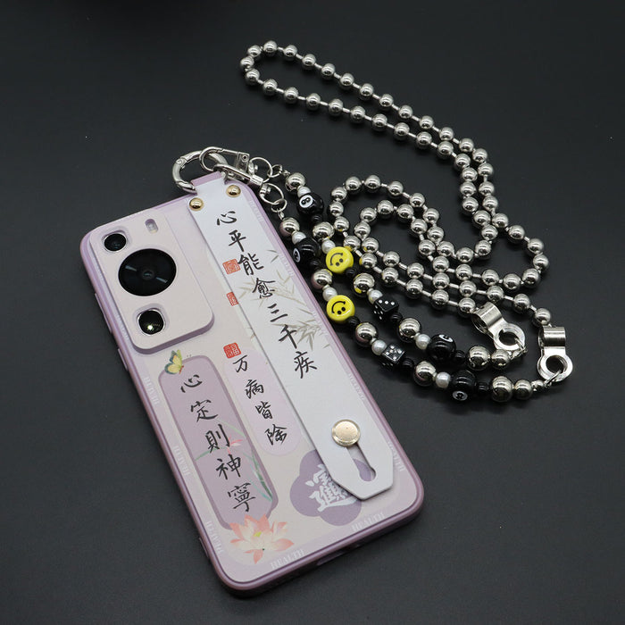 Wholesale jewelry  billiards black 8 dice mobile phone lanyard hair whiteboard smiley hip hop