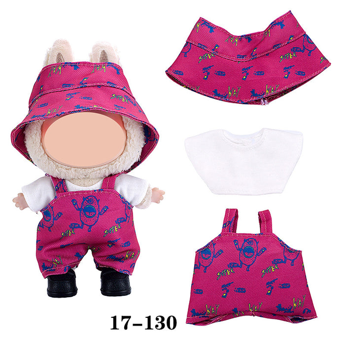 Wholesale 10pcs/set Doll clothes vinyl plush doll can be worn to replace clothes
