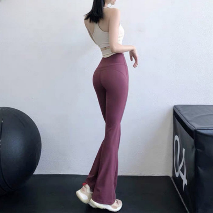 Wholesale Wide leg yoga pants, tight fit, high waist, hip lifting, exercise, fitness, leisure, high elasticity
