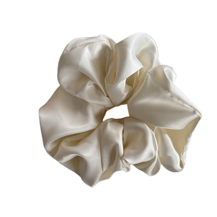 Wholesale Color Texture Fabric Satin Large Hair Band Large Hair Accessories Hair Rope