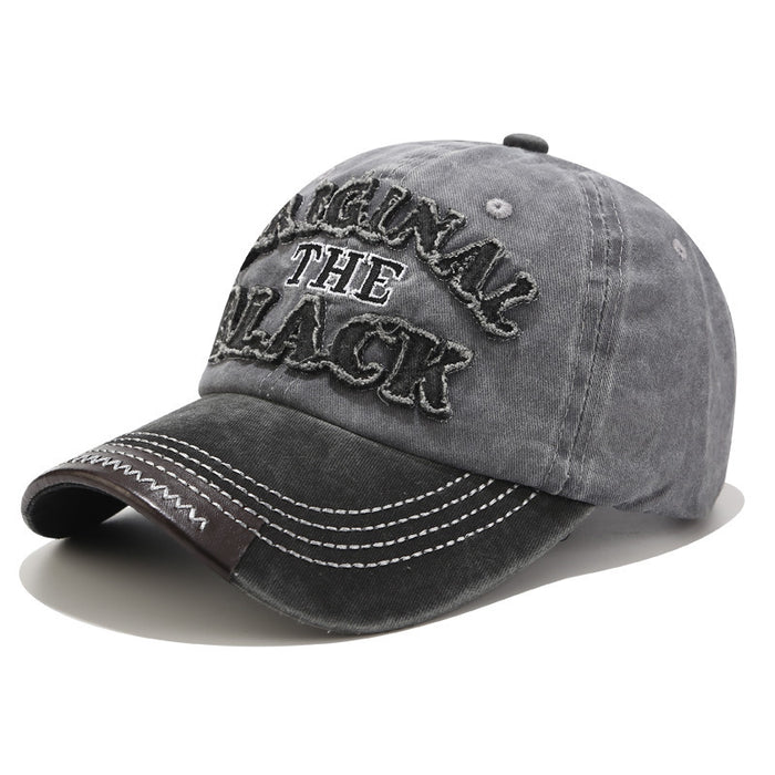 Wholesale letters washed baseball hat