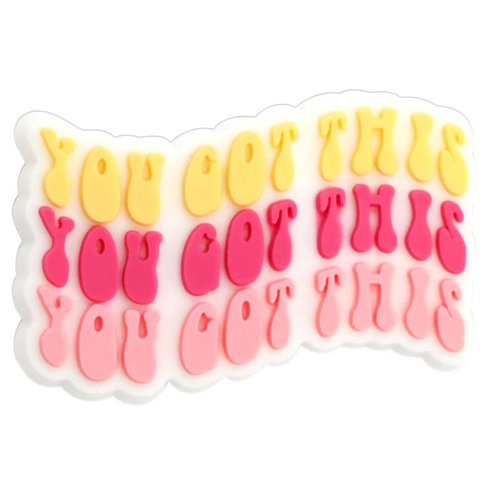 Wholesale Cartoon Phrase Beaded Pen Beads Pvc Soft Glue Loose Beads Jewelry Accessories DIY Ballpoint Pen Beads