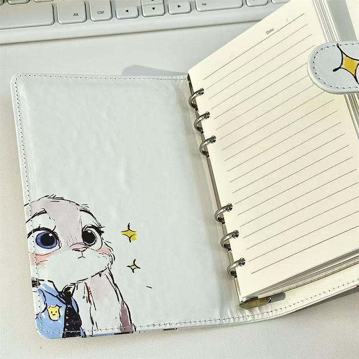Wholesale Cute Cartoon A6 Softcover Magnetic Loose-Leaf Notebook