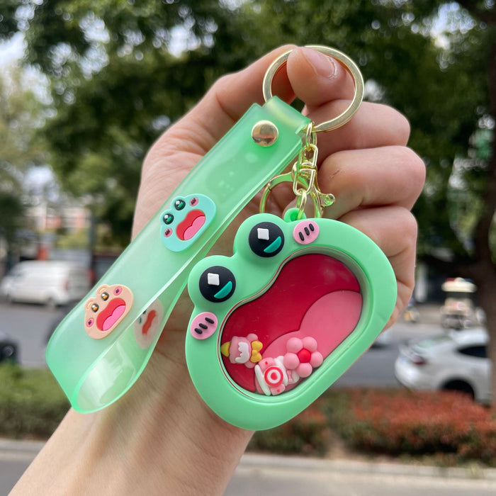 Wholesale Creative Big-Mouth Small Animal Maze Keychain