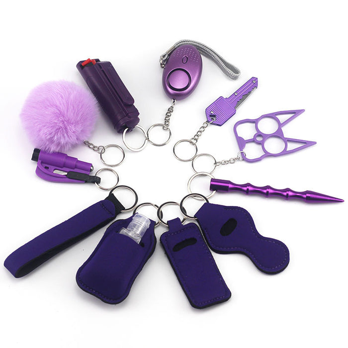 Wholesale Metal Multi-function Keychain DIY 12-piece Set JDC-KC-TouMS031