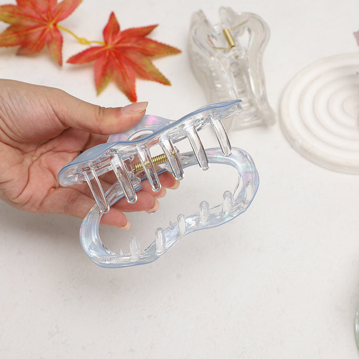 Wholesale New style clip with large hollowed out cloud pattern, high-end hair clip, light luxury style wholesale