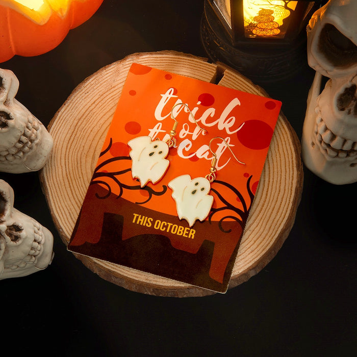 Wholesale  Earrings Collection Cute Cartoon Fun Ghost Pumpkin Skull Earrings
