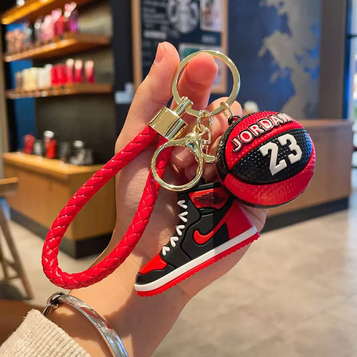 Wholesale Basketball Shoes Keychain Pendant School Bag Car Key Chain Hanging