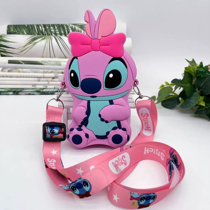 Wholesale stilley silicone bag cute doll children's bag small satchel keychain coin purse