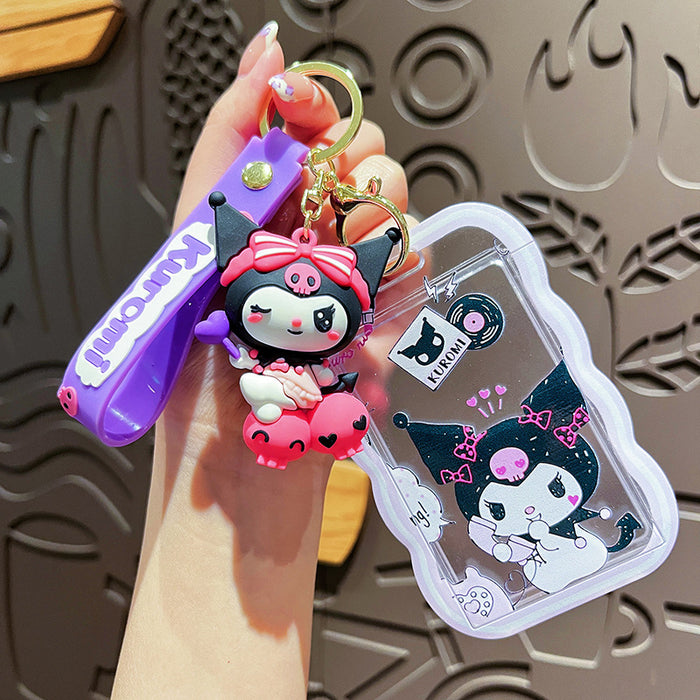 Wholesale Creative Card Set Keychain Cute Cartoon Keychain Student Bag Pendant