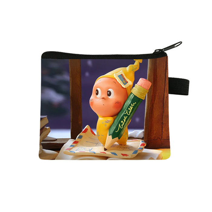 Wholesale Cute Star Children' s Cartoon Creative Girls Portable Storage Coin Purse Student Supplies