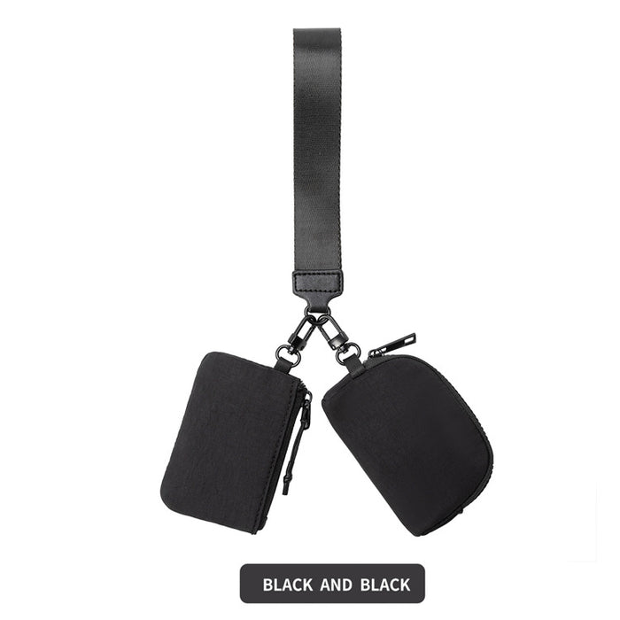 Wholesale Wrist Bag Portable Lulu Card Bag Storage Bag Bank Card Mini Coin Purse