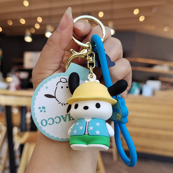 Wholesale Cartoon Silicone Doll Keychain JDC-KC-ZhuoRan012