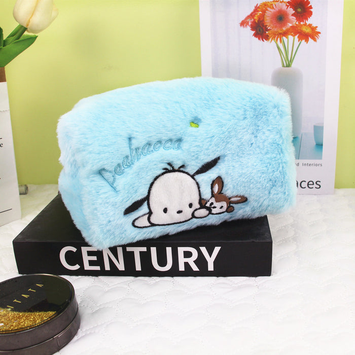 Wholesale Plush Large Capacity Cartoon Pencil Bag JDC-PB-DongJ004