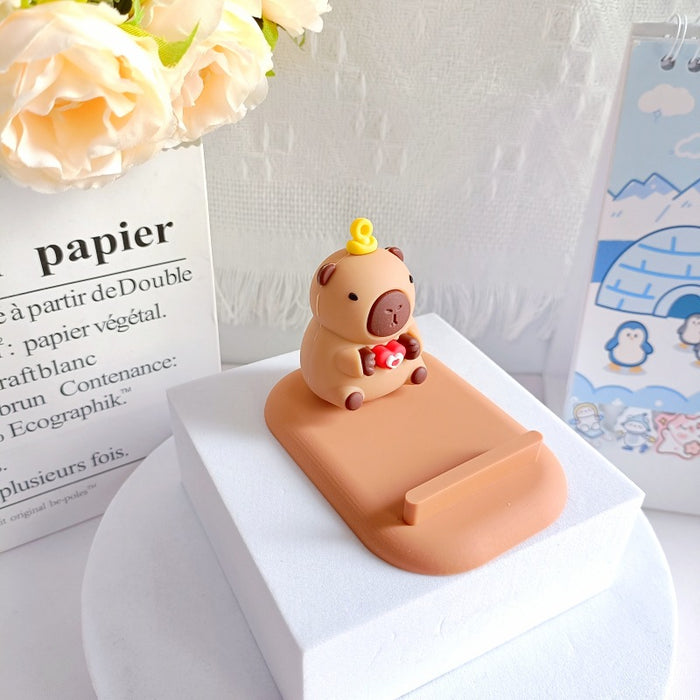 Wholesale PVC Cartoon Doll Mobile Phone Holder JDC-PS-MingT017