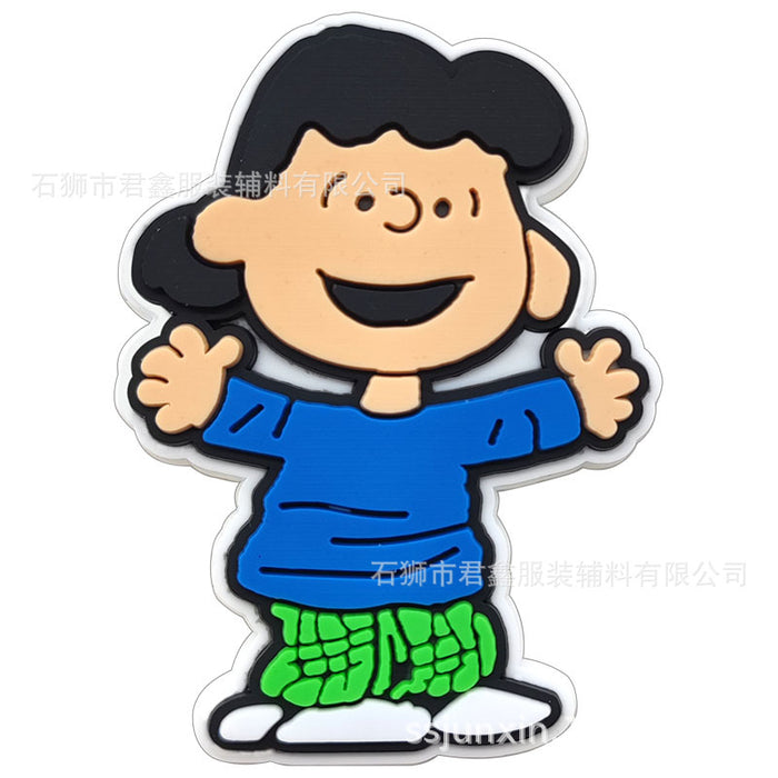 Wholesale 50pcs hole shoes soft rubber decorative buckle shoe accessories