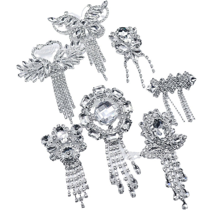 Wholesale DIY rhinestone bow clothing accessories