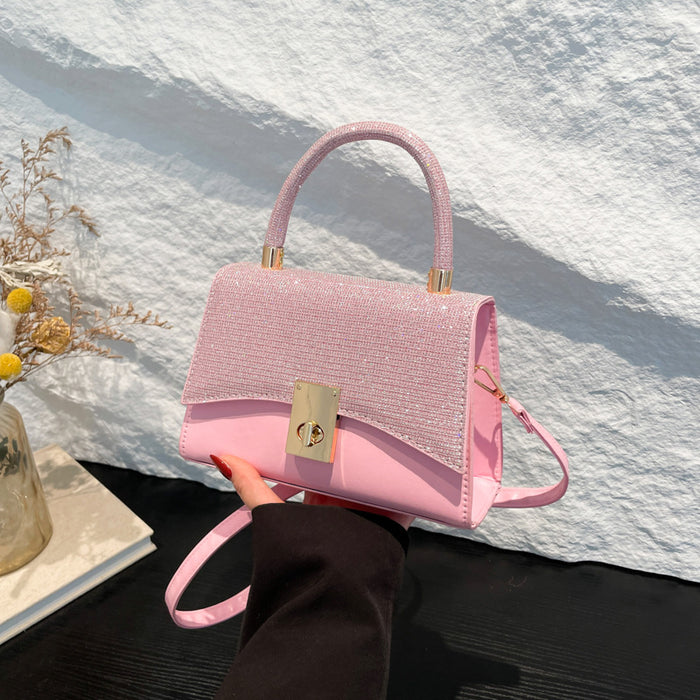 Wholesale Trendy PU Small Square Handbag with ing Detail - Fashionable Casual Shoulder Bag for Resale