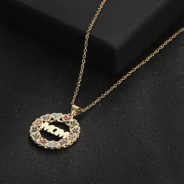 Wholesale Necklace No Fading Women's Pendant Mother's Day Pendant JDC-PT-YJ016