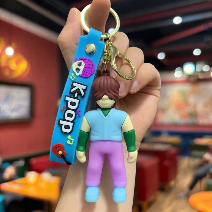 Wholesale KPOP Cartoon Keychain Bag Charm