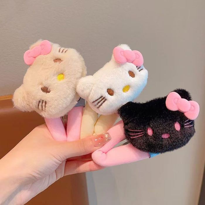 Wholesale Cute plush hair clip, bow, cartoon hair clip