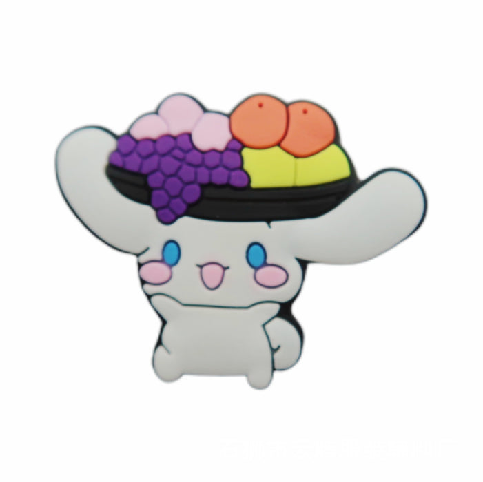 Wholesale 100 Pcs Shoe Flower Shoe Buckle Hole Shoe Accessories PVC Soft Glue Jewelry