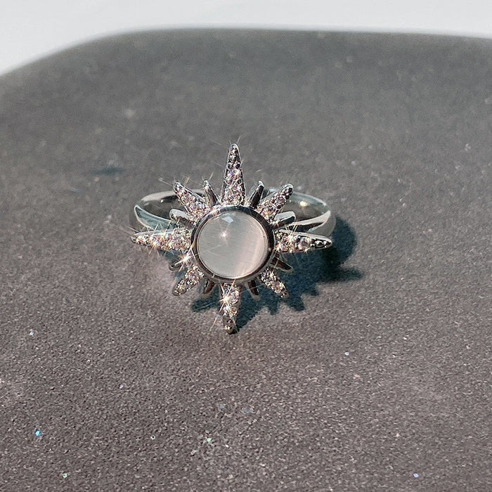 Wholesale High end niche design ring, cross shaped opening personalized ring