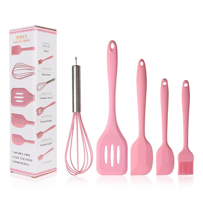 Wholesale Silicone High Temperature Resistant Five-piece Kitchenware Set JDC-KW-Joyasdechina001