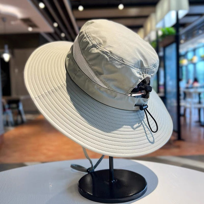 Wholesale Hat Breathable Quick-drying Mesh Sun Hat Men's Fashion Hat  Sunscreen Hat