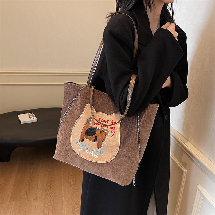 Wholesale Small niche design casual large capacity fashionable versatile commuting tote bag