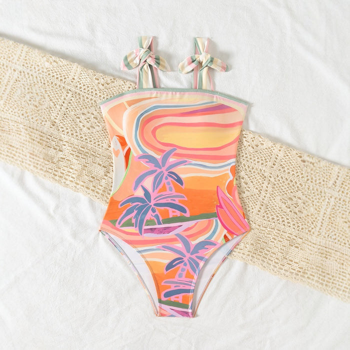 Wholesale Swimsuit color single shoulder one-piece bikini swimsuit for women