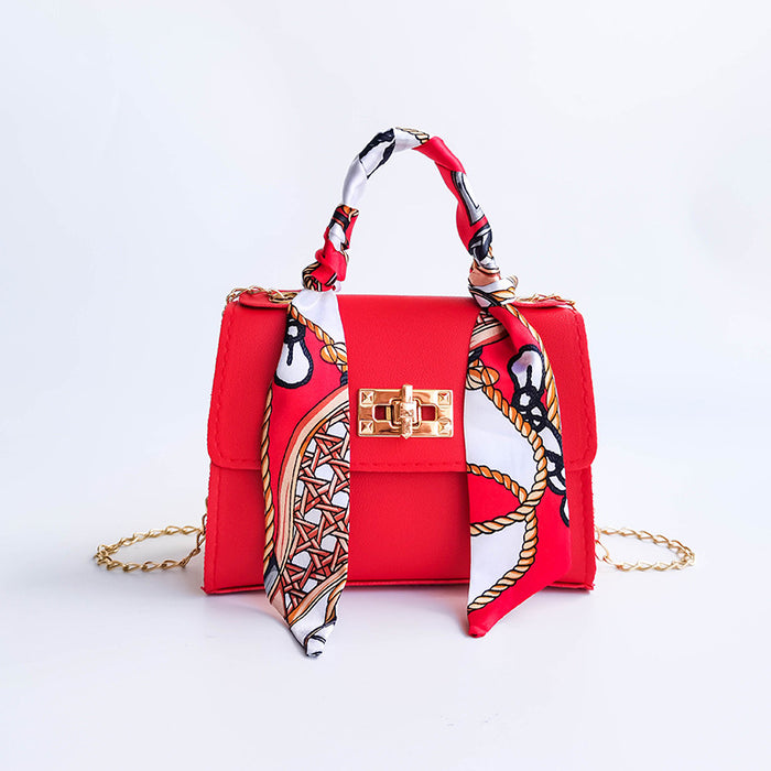 Wholesale Bags Fashionable Women's Handbags Niche Designs Scarves Mini Chain Bags Single Shoulder Crossbody Bags JDC-SD-JF002