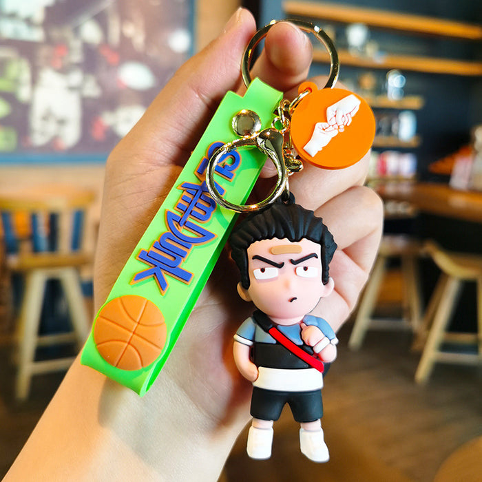 Wholesale Cartoon Doll Silicone Keychain JDC-KC-Tingm276