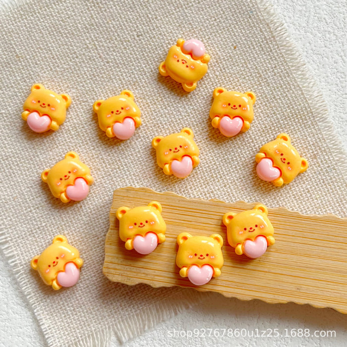 Wholesale Mini cartoon accessories mobile phone case hairpin pinchle nail art decoration