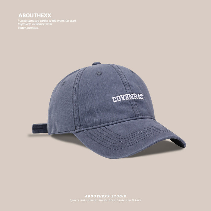 Wholesale Washed Hat Men's and Women's  Double Baseball Cap Face Small All-match Soft Top Cap Trendy