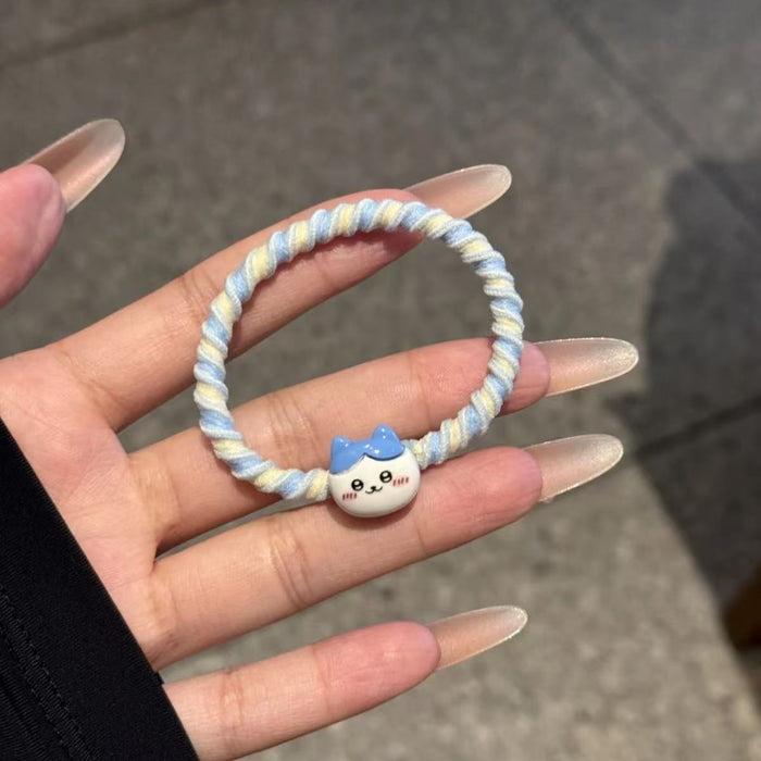 Wholesale Cute Hair Loop Cartoon Girl's Head Rope Rubber Band Internet Popular Hair Rope