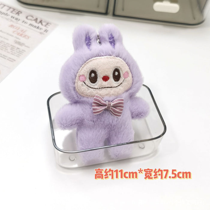 Wholesale Cartoon Cute Cloth Pendant Rabbit Plush Brooch Doll Doll Small Gift Clothing Accessories