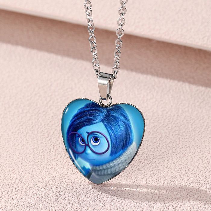 Wholesale Cartoon Alloy Children's Love Necklace JDC-NE-XiangL003