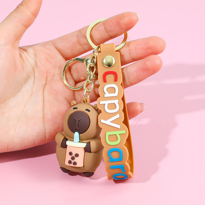 Wholesale  Capybara Small Pendant Doll Keychain