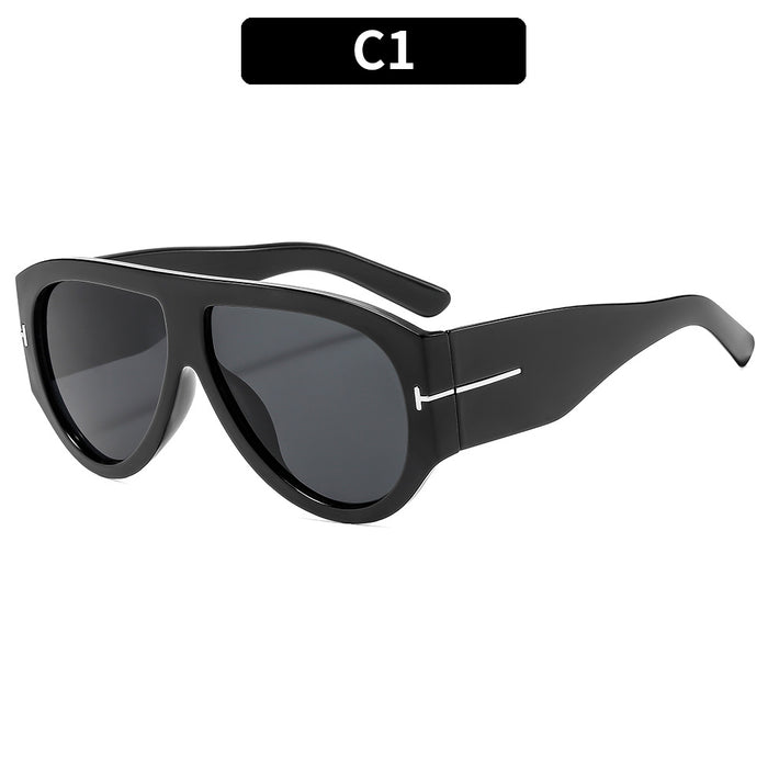 Wholesale Large Frame T-shaped Sun Protection Sunglasses