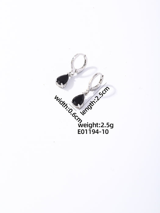 Wholesale Zirconia inlaid exquisite earrings and accessories, new versatile and niche high-end earrings and accessories wholesale