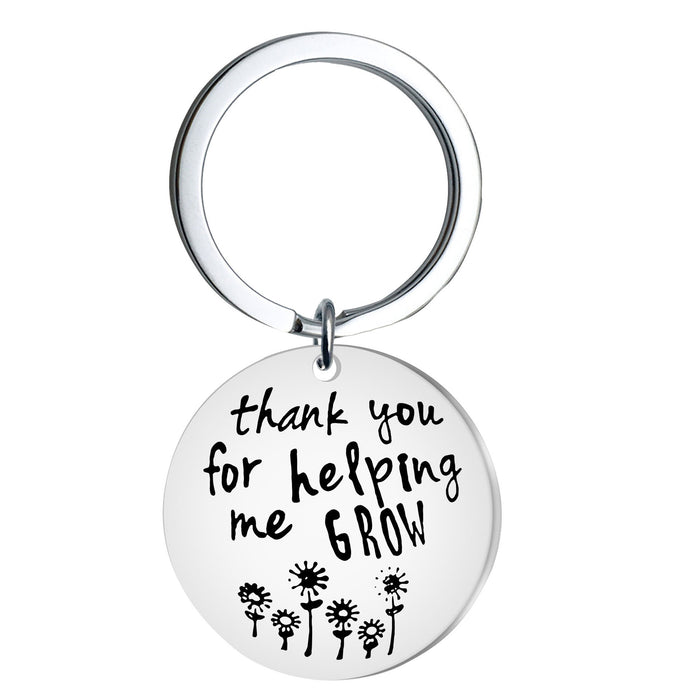 Wholesale Stainless steel keychain engraved gift