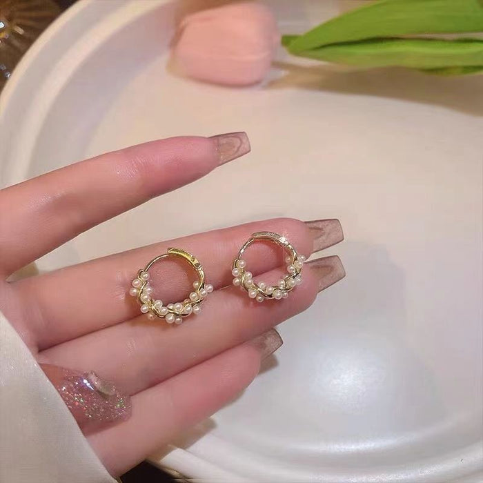 Wholesale Square Cat's Eye Alloy Earrings JDC-ES-Chengx004