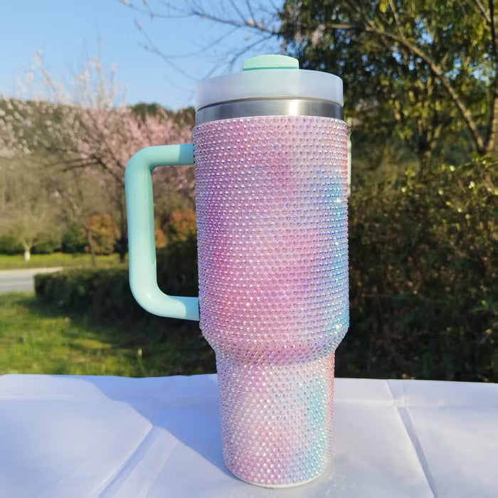 Wholesale stainless steel vacuum beer mug with handle for car with heat preservation and ice-keeping function