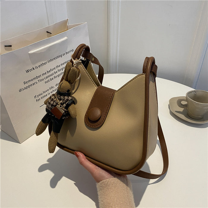 Wholesale Casual minimalist crossbody bag, retro single shoulder bag